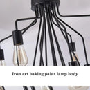 Ljojo Modern American LED Chandelier | Industrial Style Living Room Bedroom Decor Lighting
