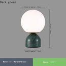 Ljojo Marble Glass Table Lamp - Nordic Modern Green Living Room Bedroom Study Lamp