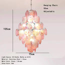 French Murano Glass Chandelier for Living Room, Dining Room by Ljojo - Elegant Indoor Lighting