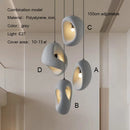 Nordic Wabi-sabi Irregular Pendant Lights for Living Room by Ljojo