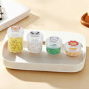 Ljojo Transparent Sealed Pill Box | Travel Pill Organizer Box | Dustproof Tablet Bottles