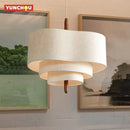 Japanese Wabi Sabi LED Ceiling Chandelier Pendant Light for Living Room by Ljojo