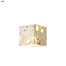 Ljojo LED Wall Light: Japanese Style, Waterproof, Terrazzo Fixture for Bedroom, Balcony, Hallway