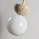 G9 Bulb Pendant Light with Natural Stone - Modern Wire Adjustable Design by Ljojo