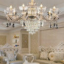 Ljojo Luxury European Villa Crystal Chandelier for Home Dining & Bedroom