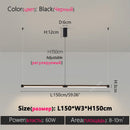 Ljojo LED Pendant Light Bar for Dining Table Kitchen Chandelier