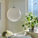 Italian Glass Macaron Color Pendant Light | Personalized Spherical Bubble Lamp by Ljojo