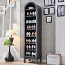 Ljojo™ Arched 8-Tier Shoe Cabinet with Adjustable Shelves