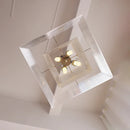 Modern Geometric Industrial Pendant Light for Living Room Stylish Ceiling Fixture by Ljojo