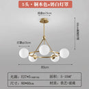 Modern LED Chandelier for Living Room | Sleek Pendant Light Fixture by Ljojo