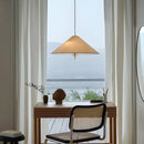 Ljojo Wabi-sabi Umbrella Fabric LED Pendant Lights Modern Chandeliers Fixtures