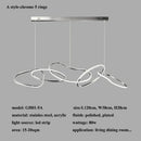 Modern Irregular Ring LED Pendant Light Chandelier - Ljojo