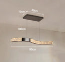 Ljojo LED Crystal Chandelier Ceiling Lamp for Indoor Living Room Lighting