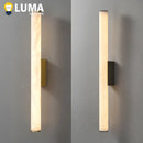 Copper Marble Wall Lamp, Luxury Stone Wall Light for Tv Background by Ljojo