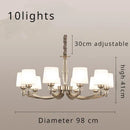 LED Ceiling Pendant Lamps Glass Chandeliers for Living Dining Room by Ljojo