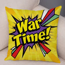 Ljojo Letters Print POP ART Pillowcase - Home Decor Cushion Cover