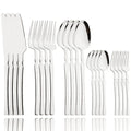 Ljojo 20-Piece Gold Stainless Steel Cutlery Set Dining Silverware Forks Knives Spoons