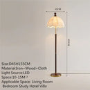 Ljojo Luxury Floor Lamp: Contemporary American Retro Art LED Standing Light