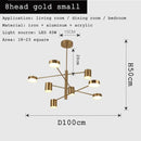 Ljojo Modern Adjustable LED Ceiling Chandelier Pendant Light