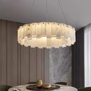 Luxurious Modern Natural Marble Ceiling Chandelier for Living Rooms and Dining Areas by Ljojo