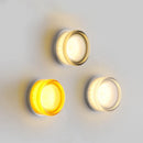 Round Glass LED Wall Lamp Sconce Light for Bedroom Living Room by Ljojo