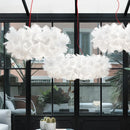 Modern Flower Shape Ceiling Chandelier Hanging Lamp for Living Room by Ljojo