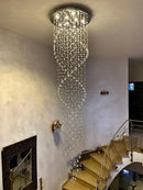 Ljojo Luxury LED Crystal Chandelier for Villas, Hotels, and Bedrooms