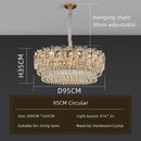 Ljojo Luxury Crystal Chandelier: High End Bedroom Living Room Pendant Light