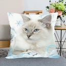Cute Cat Print Pillowcase by Ljojo - Perfect for Home, Car, and Sofa