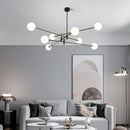 Nordic Minimalist Magic Bean Chandelier: Classic Style for Living & Dining Room by Ljojo