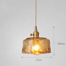 Nordic Purple Glass LED Pendant Lights - Elegant Chandelier for Kitchen & Dining Room by Ljojo