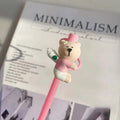 Kawaii Bear Silicone Straw Toppers by Ljojo: Cute Straw Caps for 7-8mm Straws