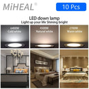 Ljojo™ LED Downlight: 5W-15W Three-color Dimmable Recessed Ceiling Spotlight