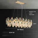 Italian Postmodern Glass Pendant Light Fixture by Ljojo - Elegant Feather Design for Luxurious Living Spaces