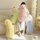 Ljojo Little Monster Long Pillow for Side Sleeping, Girl Sleeping Legs Pillow