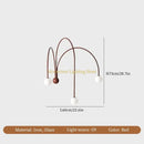 Ljojo LED Wall Light Iron Glass Wall Lamp - Home Decor Lustre