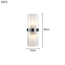 Crystal Wall Lamp for Bedroom & Living Room - Postmodern Light Luxury Aisle Lighting by Ljojo