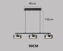 Nordic Glass Pendant Light Dimmable Chandelier by Ljojo for Kitchen Dining Room Island