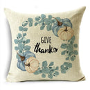 Big Blue Pumpkin Bike White Pillowcase Set for Home Decor - Ljojo