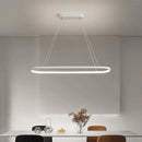 Ljojo Modern LED Pendant Light for Living Room | Minimalist Chandelier Dining Bedroom Lighting