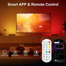 Ljojo™ TV Backlight Led Strip Light for 55-65 Inch TV Sync Music Vedio Ambient Lamps