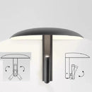 LED Rotatable Mushroom Wall Lamp Metal Switch Bedroom Dining Room Hotel Black Orange Beige by Ljojo