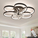 Chandelier Ceiling Lights - Modern LED Crystal Chandeliers by Ljojo - Gold/Chrome/Black - Living Bedroom
