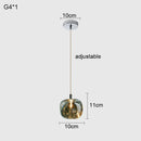 Luxury Crystal Apple Copper Chandelier | Elegant Bedroom Hanging Lamp by Ljojo