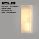 Ljojo Marble Wall Lamp: Designer Natural Copper LED Lighting for Various Rooms