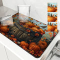 Ljojo Maple Leaf Absorbent Draining Mat - Quick Dry Kitchen & Bathroom Drain Pad
