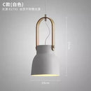 Ljojo Modern Adjustable Macaron E27 Pendant Light for Bedroom Kitchen Dining Table