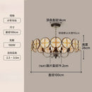 Retro Baroque Style Chandelier for Bedrooms and Cloakrooms by Ljojo