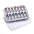 Ljojo 14-Grid Silicone Sausage Maker Mould with Lid - Cake Baking Tools
