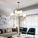 Ljojo Modern Round Metal LED Pendant Light | Nordic Stylish Home Decoration Chandeliers